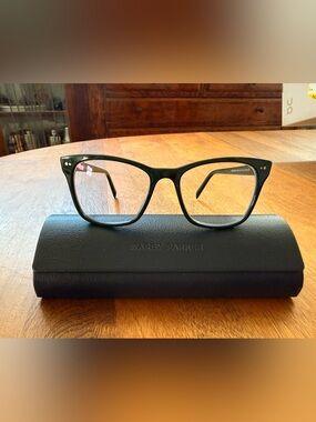 Warby Parker Landon Eyeglass Frames Forest Green w/ Case 50-17-142